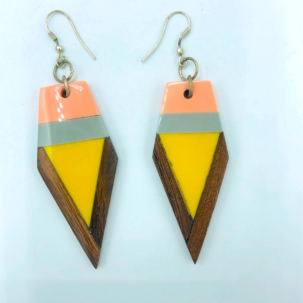 Boho Mixed Material Earrings
